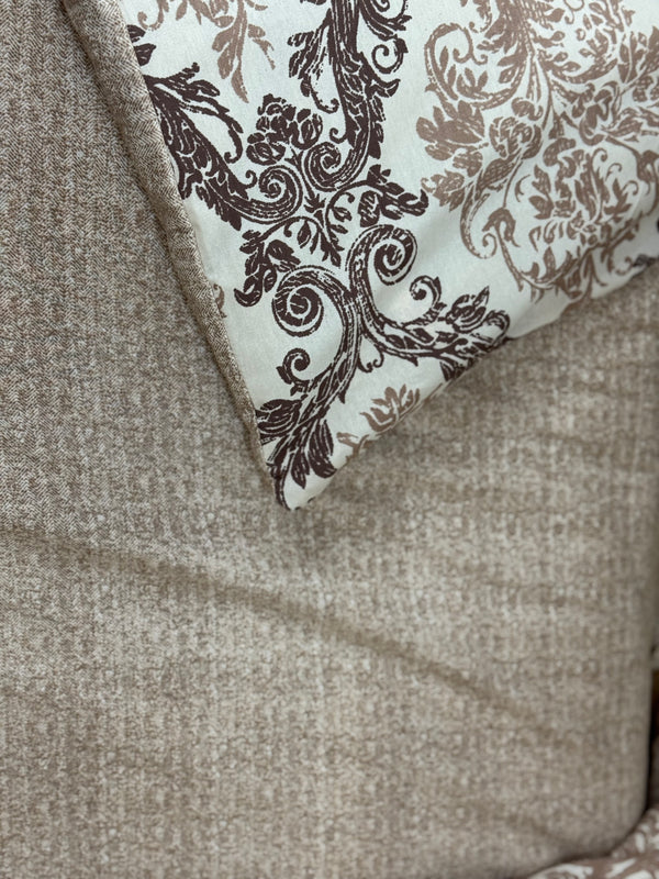 Mocha Royale Duvet Cover