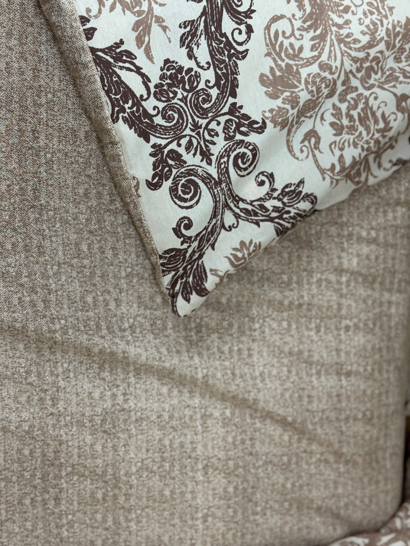 Mocha Royale Duvet Cover