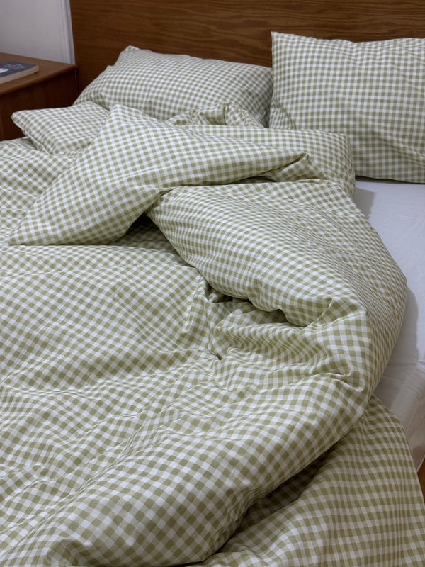 Olive Breeze Duvet Cover
