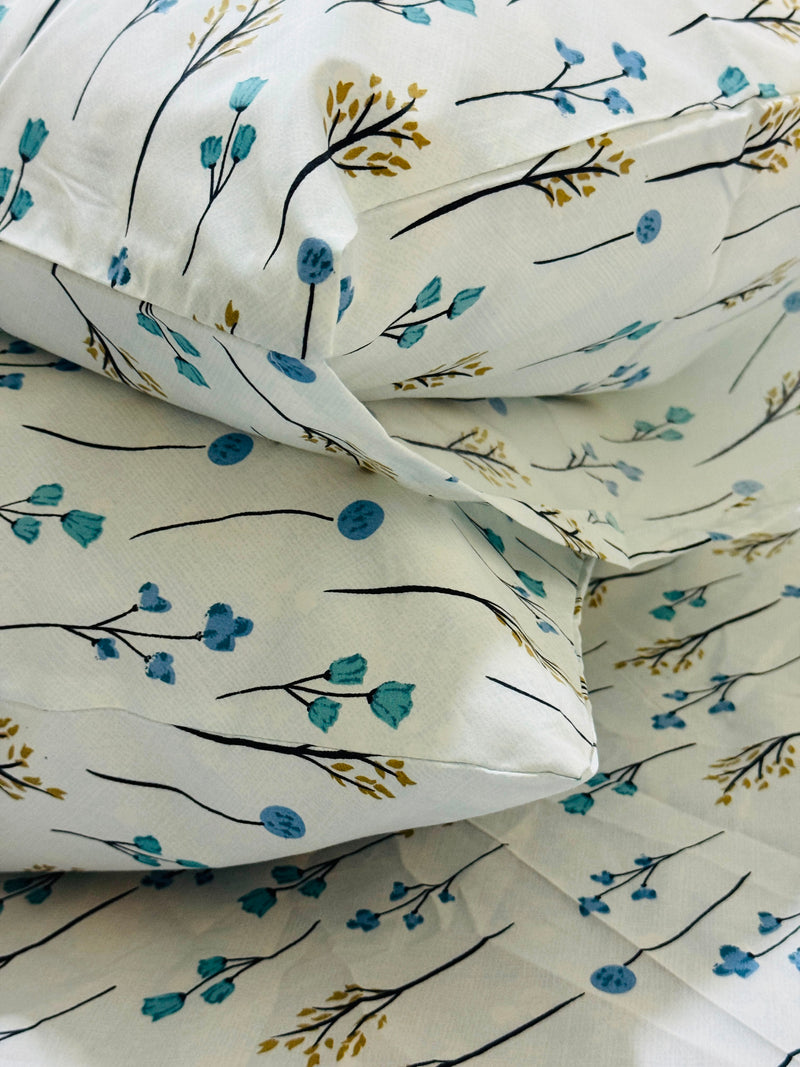 Azure & Gold Botanical