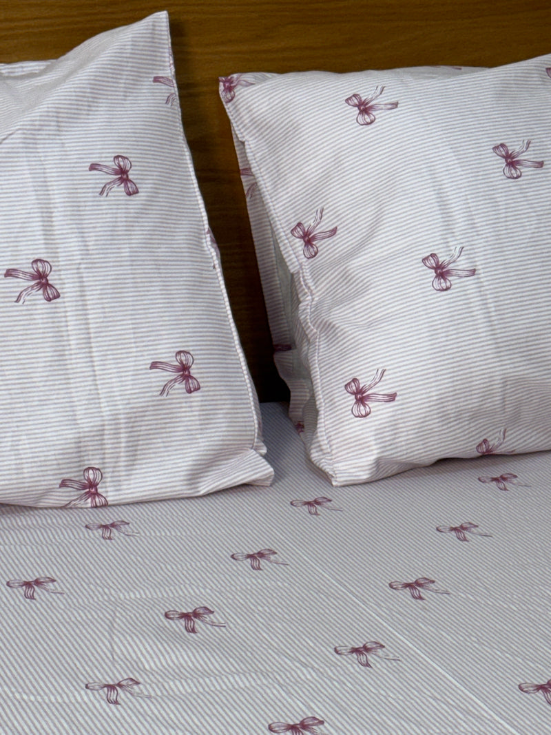 Dusty Mauve Ribbons